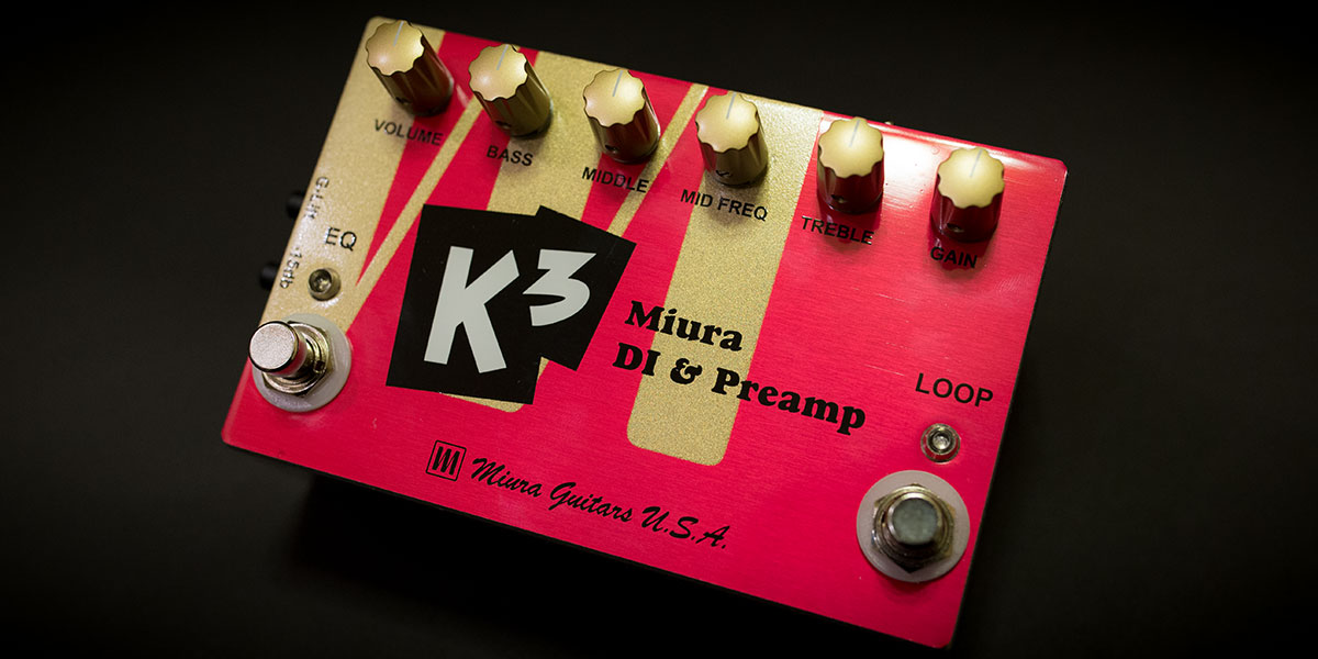 K3 Miura DI & Preamp – Miura Guitars U.S.A.