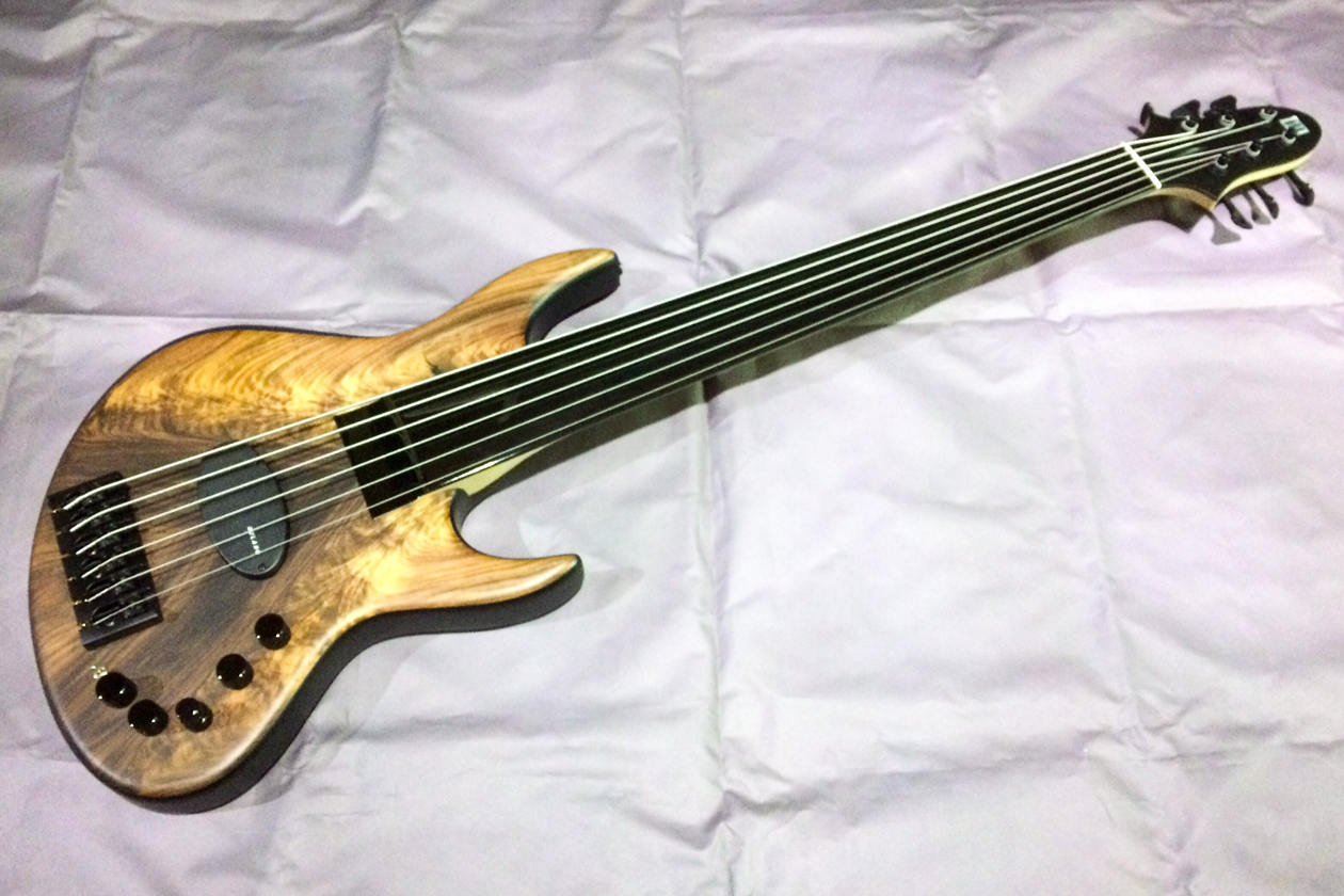 MB-RX Hollow Fretless Indian Rose Wood Top